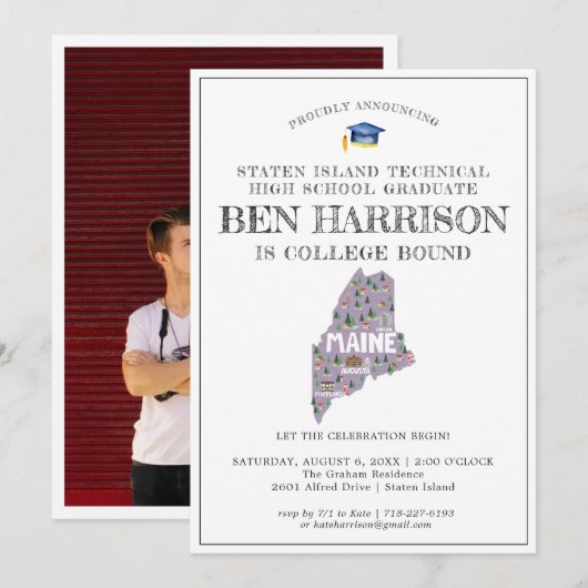 Maine | Studieacademie (Voorkant / Achterkant)