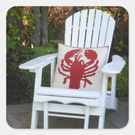 Maine Summer Vierkante Sticker