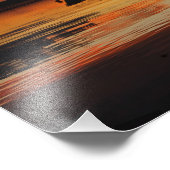 Maine Sunset foto Foto Afdruk (Hoek)