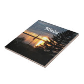 Maine Sunset Tegeltje (Zijkant)