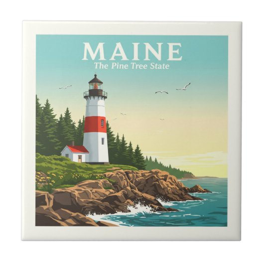  Maine Tegeltje (Voorkant)