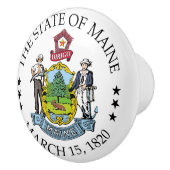 Maine-teken Keramische Knop (Rechts)