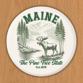 Maine the Pine Tree State Magneet