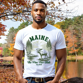 Maine the Pine Tree State T-shirt