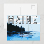 Maine thema postkaart (Voorkant / Achterkant)