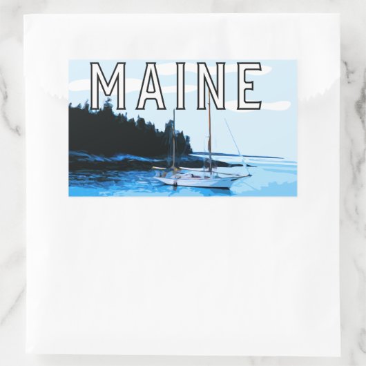 Maine thema sticker (Tas)
