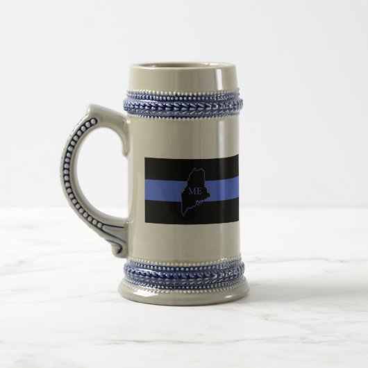 Maine Thin Blue Line Stein Bierpul (Links)