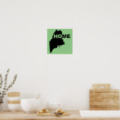 Maine Thuis Weg Van Staat Poster Bord (Keuken)