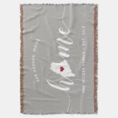 Maine Thuisstaat Persoonlijk gemaakt Deken (Voorkant Verticaal)