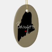 Maine Town Keramisch Ornament (Rechts)