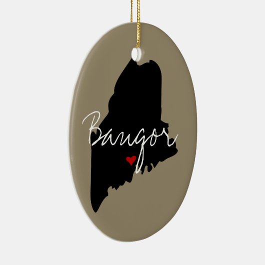 Maine Town Keramisch Ornament (Rechts)
