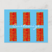 Maine Towns Sign Thunder_Cove Briefkaart (Voorkant)