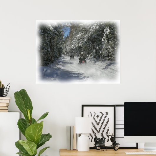 Maine Trail Poster (Thuiskantoor)