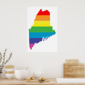 maine trots. poster (Keuken)