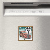 Maine US Route 1 - De Atlantische snelweg Magneet (Insitu (Vaatwasser))