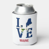 Maine US State Love Blikjeskoeler (Blikje Voorkant)