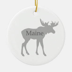 Maine USA Logo (maas) Keramisch Ornament
