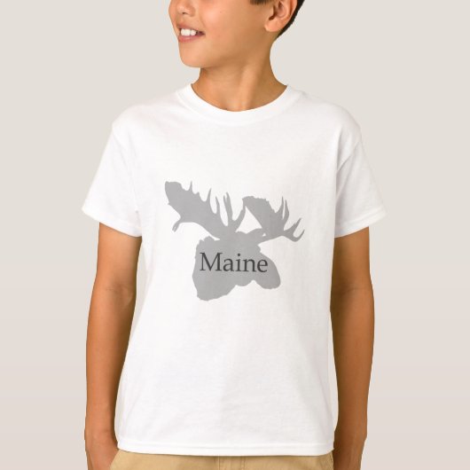 Maine USA Logo (maas) T-shirt (Voorkant)