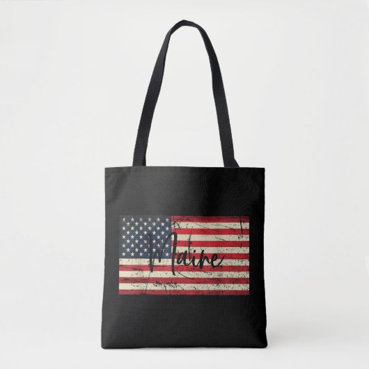 Maine USA State America Tote Bag (Voorkant)