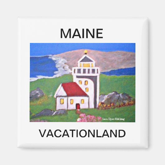 MAINE VACATIONLAND MAGNEET (Voorkant)