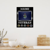 Maine Veteran poster (Keuken)