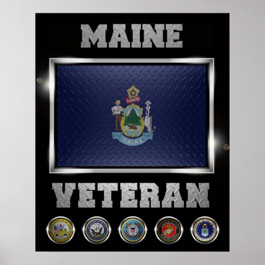 Maine Veteran poster (Voorkant)