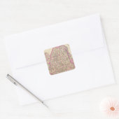 Maine Vierkante Sticker (Envelop)