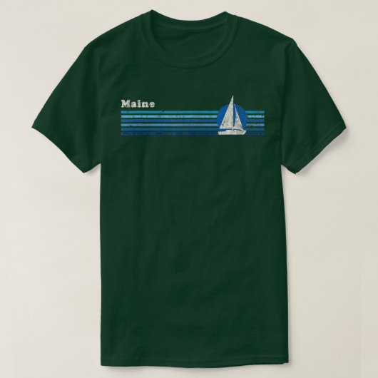 Maine Vintage 80 zondensoep T-shirt (Design voorkant)