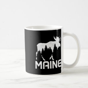 Maine Vintage Pride Souvenir Eland Natuur Wandelen Koffiemok