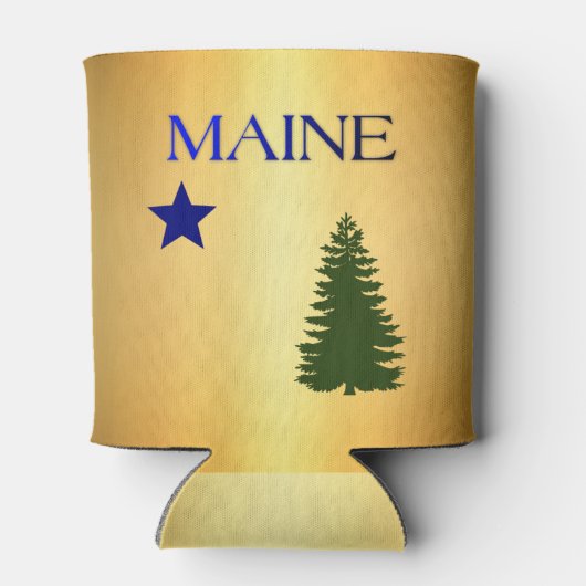 Maine-vlag (1901) blikjeskoeler (Achterkant)