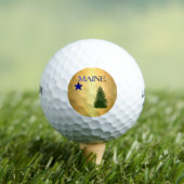 Maine-vlag (1901) golfballen (Insitu Shirt)