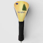 Maine-vlag (1901) golfheadcover (Voorkant)