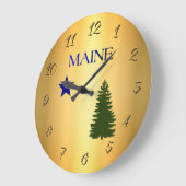 Maine-vlag (1901) grote klok (Hoek)