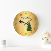 Maine-vlag (1901) grote klok (Huis)