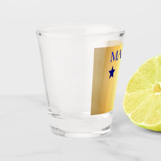 Maine-vlag (1901) shot glas (Links)