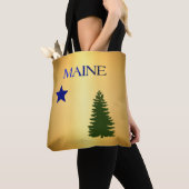 Maine-vlag (1901) tote bag (Dichtbij)