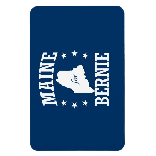MAINE VOOR BERNIE SANDERS MAGNEET (Verticaal)