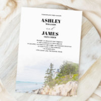 Maine Vuurtoren Acadia National Park bruiloft