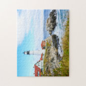 Maine-vuurtoren Legpuzzel (Verticaal)