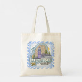 Maine Vuurtoren  Tote Bag (Achterkant)