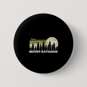 Maine Wandelen Mount Katahdin Bomen Natuur Bos Ronde Button 5,7 Cm
