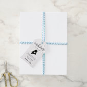 Maine Wedding Welkom Cadeaulabel (Met Touw)