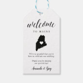 Maine Wedding Welkom Cadeaulabel (Voorkant)