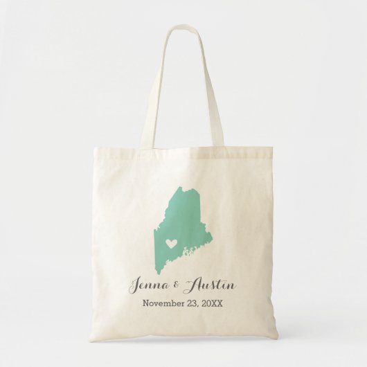 Maine Wedding Welkom Tote Bag (Voorkant)