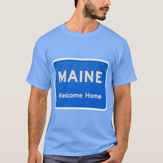 Maine Welkom Bord T-shirt (Voorkant)