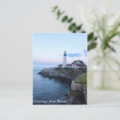 Maine Wenskaart Briefkaart (Staand voorkant)