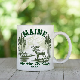 Maine Wilderness Scenic Forest Design Koffiemok