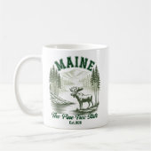 Maine Wilderness Scenic Forest Design Koffiemok (Links)