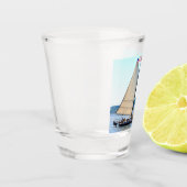 Maine Windjammer Sailing Thunder_Cove Shot Glas (Links)