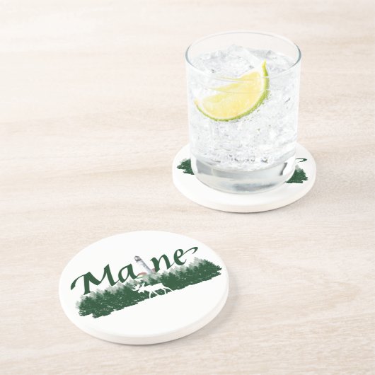 Maine Zandsteen Onderzetter (Zijkant)